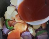 عکس مرحله 3 از دستور تاس کباب مرغ رژیمی 🥘