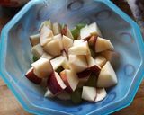 A picture of step 2 of Mixed fruits Multi colour salad.
