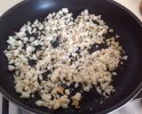 A picture of step 2 of Riccioli with Red Mullet and Trapanese Pesto.
