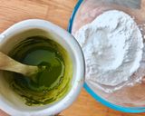 Hình bước làm 6 của món 💚 Bánh Mochi Trà Xanh Nhân Đậu Đỏ Bọc Kem Sữa (Matcha Cream Daifuku)