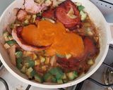Foto del paso 6 de la receta: Chuletas en Salsa de Chile Chipotle con Calabacitas y Champiñones