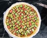 Une image de l'étape 8 de Tarte à la rhubarbe.