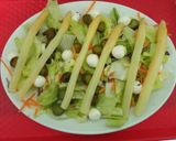Foto del paso 3 de la receta: Ensalada de espárragos blancos y perlas de mozzarella