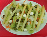 Foto del paso 3 de la receta: Ensalada de espárragos blancos y perlas de mozzarella