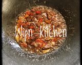 Foto langkah ke 4 dari resep Sawi Asin Cah Daging Sapi.
