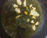 Palak paneer healthy food recipe step 3 photo