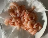 A picture of step 2 of Pasta with shrimp, tarragon and lemon.