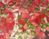 A picture of step 3 of Vegetable namkeen jave.