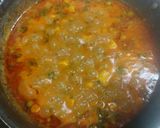 A picture of step 6 of Paneer green peas with baby corn.