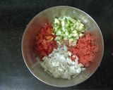 A picture of step 1 of Corn salad.