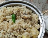A picture of step 7 of White biryani.
