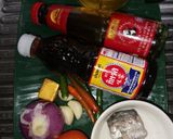 Gambar langkah 1 resipi Pucuk Paku Tumis Ikan Masin.