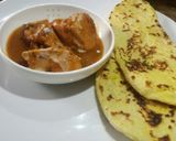 A picture of step 7 of Naan bread.