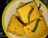 A picture of step 5 of Dhokla.