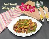 Foto langkah ke 5 dari resep Tumis buncis udang putren.