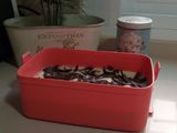 Tarta de galletas y chocolate blanco Tupperware