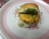 A picture of step 6 of Rj special Wada pav.