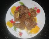 A picture of step 3 of Chicken heart and stomach.