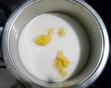 A picture of step 2 of Paruppu Payasam.