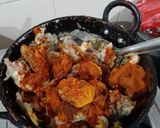 A picture of step 5 of Mutton donne biriyan.