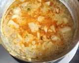 A picture of step 4 of Curd aloo.