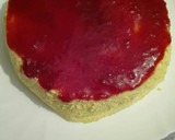 Foto del paso 4 de la receta: Tarta de queso con mermelada de fresa natural