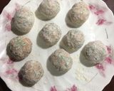 A picture of step 2 of Vegetable Manchurian.