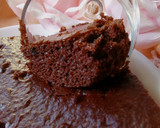 A picture of step 3 of Glass scooped Brownie(eggless)#recipemarathon#lovedish.