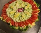 Une image de l'étape 11 de Salade de sucrines,concombre,tomates et radis roses.