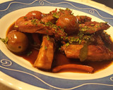 Foto del paso 6 de la receta: Contramuslos de Pollo con Soja, Ponzu, Naranja y Miel con Verduritas al Wok a la Mantequilla