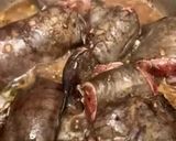 Hình bước làm 5 của món Cá chình kho tiêu ăn kèm bông cải xanh luộc