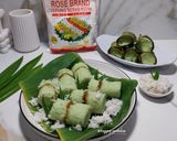 Foto langkah ke 9 dari resep Kue Putu Bambu (Dengan Cetakan Daun Pisang).
