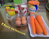 Foto langkah ke 1 dari resep Bolu Wortel topping kurma.