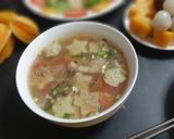 Hình bước làm 2 của món Canh khế nấu cà nấm