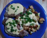 Foto del paso 7 de la receta: Hamburguesas diferentes y papas con cheddar