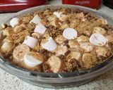 A picture of step 5 of My Smores Chocolate Fridge bake. 👌.
