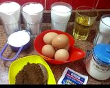 صورة لخطوة 1 من وصفة كيكة الامواج الرهيبه