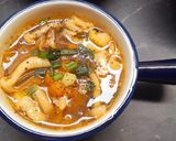 Hình bước làm 1 của món Xôi gà chả mực