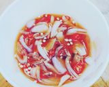Hình bước làm 1 của món Gỏi tôm trái thơm
