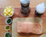 Foto del paso 1 de la receta: Salmón al horno a la hawaiana