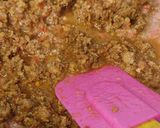 A picture of step 4 of Tandoori qeema karahi.