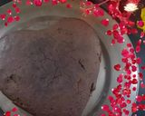 A picture of step 5 of Valentine cake eggless without oven.