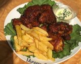 A picture of step 7 of Korean style fried chicken.