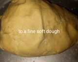A picture of step 1 of Nankhatai cookies.