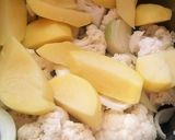 Une image de l'étape 1 de Saint-Jacques à la crème de chou-fleur.