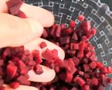 A picture of step 1 of Beetroot Raita- Summer Special.