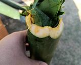 A picture of step 3 of পুঠি মাছ চুঙাত দিয়া /Swam barb fish cooked in Bamboo tubes.