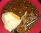 A picture of step 5 of Semovita tuwo🍚.