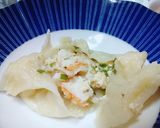 Hình bước làm 3 của món Sủi cảo nhân tôm thịt