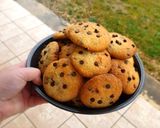 Une image de l'étape 5 de Cookies aux 3 chocolats.